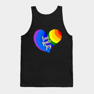 love peace and joy Tank Top